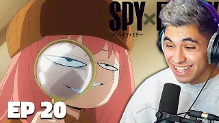 ANYA THE MASTERY DETECTIVE | Spy x Family Episode 20 REACTION