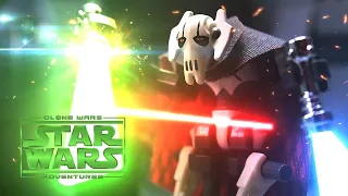 STAR WARS: CLONE WARS ADVENTURES - Training of the Fiendish Warrior | Stop-Motion (German)