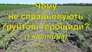 Чому не спрацьовують ґрунтові гербіциди? (І частина)