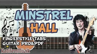 Ritchie Blackmore-Minstrel Hall Easy Fingerstyle Guitar Tutorial Tabs