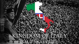 "Saluto al Duce" - Italian Fascist Propaganda Song (1936)