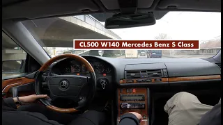 1998 CL500 W140 Mercedes Benz S Class Coupe Test Drive THE LEGEND