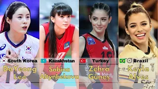 Top 50 Most BEAUTIFUL VOLLEYBALL FEMALE PLAYERS 2023 🔥🔥 MUST SEE!!
