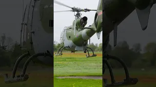 Special visitor at Barton Aerodrome - Army Gazelle!