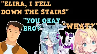 Elira's Brother Fell Down The Stairs on Elira's & Millie ASMR Stream [Elira Pendora | Nijisanji EN]