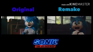 Old Sonic Movie Trailer: Original Vs. Remake (with the Sonic Redesign)