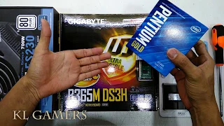 intel PENTIUM GOLD G5400 GIGABYTE B365M DS3H Kingston A400  Silverstone ST70F Cooler Master CMP250