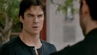 TVD 8x13 - Damon tells Kai to redeem himself and leave hell by bringing Elena back to life | HD