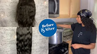 HOW TO: Revive Old Human Hair Wig | Boiling Method