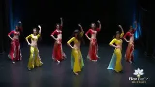 "Shaabi Fever" Shaabi Style fusion Belly Dance by Fleur Estelle Dance Company (Summer Showcase 2016)