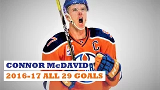Connor McDavid (#97) ● ALL 29 Goals 2016-17 Season (HD) - (so far)