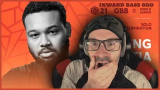 BASS GOD!!! | King Inertia 🇺🇸 I GRAND BEATBOX BATTLE WORLD LEAGUE 2021 I Solo Elimination | REACTION