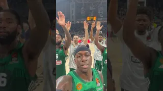 POV: When Kendrick Nunn makes you a part of our ritual 👀💚 #WeTheGreens #paobcaktor #paobc #PAOFans