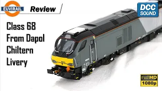 Review: Dapol Class 68 4D-022-003S No.68010 in Chiltern Railways livery and factory DCC sound