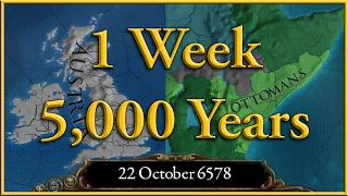 I went on vacation and left EU4 running - EU4 AI Only Timelapse