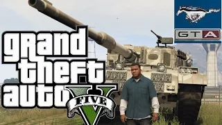 GTA V PC - How to get the Rhino Tank at the beginning of the game, and lose the Wanted Level