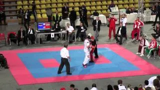 WAKO Kickboxing WC 2011: Final LC -84kg Dancso(HUN) vs Bücker(GER)