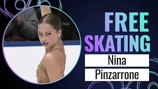 Nina PINZARRONE (BEL) | Women Free Skating | Grand Prix NHK Trophy 2023 | #GPFigure