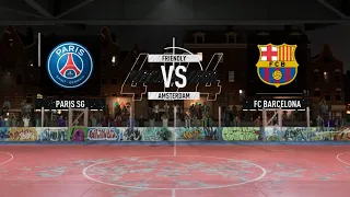 PSG VS Barcelona | VOLTA Football | 4V4 Rush | Amsterdam | FIFA 23 | HD