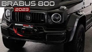 2023 BRABUS 800 Adv BLACK Monster SUV   Debuts As AMG G63 Truck Best Engine