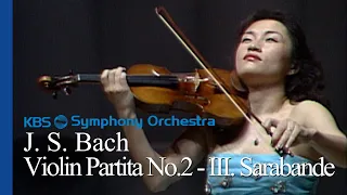 [광고없음] J. S. Bach / Violin Partita No.2 in d minor, BWV1004 – III. Sarabande 정경화 바이올린