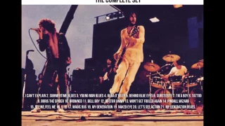 THE WHO...LIVE AT CHARLTON 1974 - COMPLETE SET