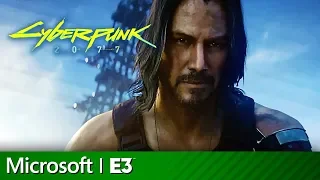 Cyberpunk 2077 Full Presentation with Keanu Reeves | Microsoft Xbox E3 2019