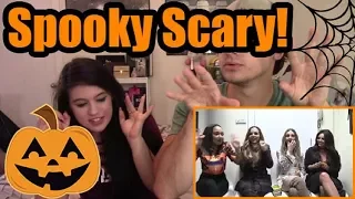 "Little Mix tell scary Halloween stories" | COUPLE'S REACTION!