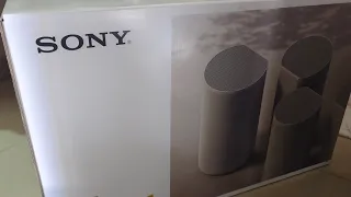 Sony a9 speakers unboxing and wireless subwoofer (home theatre system)