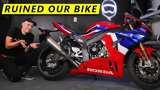 Don't Install a Motorcycle Exhaust Without a Tune... (2021 Honda Fireblade)
