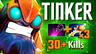 x3 Rapiers + Khanda Tinker  Insane Burst Damage 31Kills Dota 2