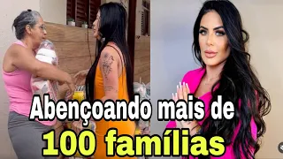 Pastora Renalida Carvalho faz doação de cestas básicas para 100 famílias -  Noticias Gospel