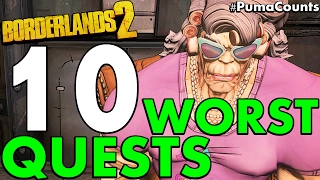 Top 10 Worst Side Quests and Missions in Borderlands 2 #PumaCounts