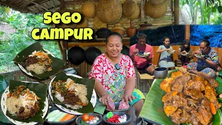 NASI CAMPUR DAGING BUAT BUKA PUASA || ANAK ANAK SAMPEK KETAGIHAN