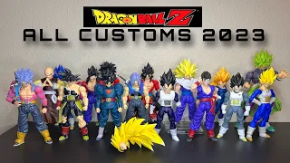 DRAGON BALL Z | ALL CUSTOMS OF 2023 | SH FIGUARTS | KONG | DEMONIACAL FIT | TOY REVIEW #dbz