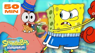 SpongeBob & Patricks größte Wettstreits! | 50 Minuten | Spongebob Schwammkopf