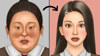 ASMR animation | A girl who was ignored because she was fat at school is back as a beauty | ENG SUB