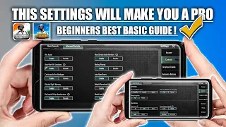 This Settings Will Make You A Pro | Best Beginners Guide BGMI / PUBGM | All Basic Settings Guide!