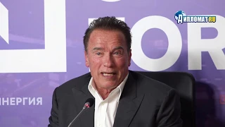 Пресс-конференция Арнольда Шварцнеггера | Arnold Schwarzenegger | (Synergy Global Forum 2019)