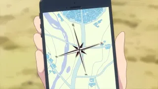 In another world with my smartphone episode 1 English dub Touya has a upgraded GPS system