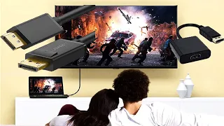 شرح عن وصلة تحويل من ديسبلاي بورت إلى HDMI‏ أفضل قطعة ديسبلاي بورت للاب توب