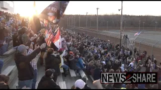 "People's Convoy" truckers and activists assemble in Hagerstown, MD ahead of possible push to DC