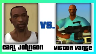Carl Johnson vs. Victor Vance | The Ultimate Comparison | Gta San Andreas vs. Gta Vice City Stories