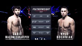 Zabit Magomedsharipov VS Kyle Bochniak | UFC 223