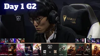 G2 vs DK | Day 1 LoL Worlds 2022 Main Group Stage | G2 Esports vs DAMWON Kia - Groups full game