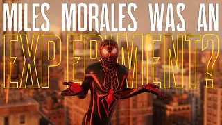 Spider-Man Miles Morales was an experiment, Here's Why