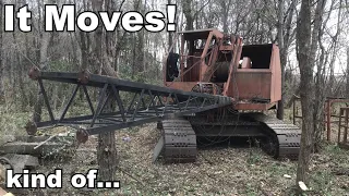 Insley Dragline Crane - Engine Tuning and First Moves in 20 Years! - Part 3