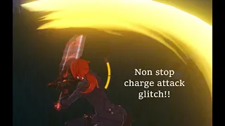 Non Stop Charge Attack glitch for claymore users! (Genshin Impact)