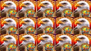 ★★JACKPOT HANDPAY★★$60 BETS★★GREAT EAGLE RETURNS HIGH LIMIT SLOT MACHINE BUENO DINERO MUSEUM SLOTS