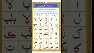 Learn Noorani Qaida Lesson 02